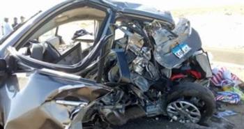   مصرع وإصابة 7 أشخاص فى حادث تصادم بكفر الشيخ