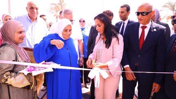 وزيرة التضامن تفتتح أعمال تطوير دار الهدايا بالإسكندرية
