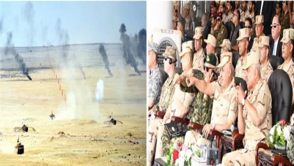 وزير الدفاع يشهد المرحلة الرئيسية للتدريب المصرى - الأمريكى "النجم الساطع"