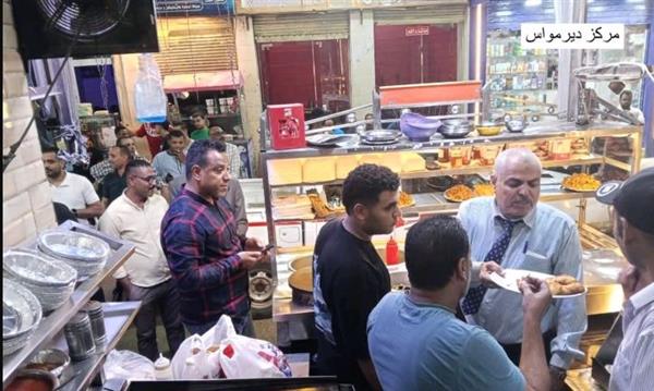 تحرير 54 محضراً تموينياً متنوعاً خلال حملات رقابية بالمنيا