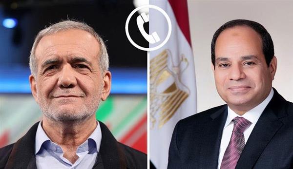 الرئيس السيسي يؤكد لنظيره الإيراني حرص مصر على احتواء التوترات بالمنطقة