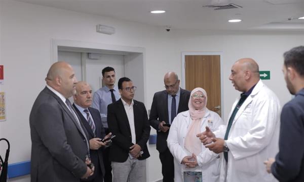 وكيل وزارة الصحة يتفقد قسم الحروق بـ مستشفى الناس بالقليوبية