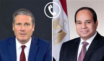   الرئيس السيسي يتلقي اتصالًا هاتفيًا من رئيس وزراء بريطانيا