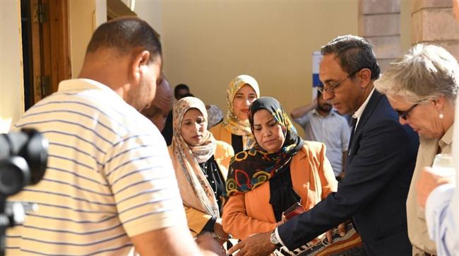 محافظ قنا والسفير النرويجي يتفقدان مشروع سكاتك للطاقة الشمسية بنجع حمادي