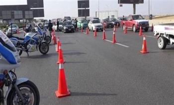   تحويلات مرورية لتنفيذ أعمال إنشائية خاصة بمشروع المونوريل بالجيزة