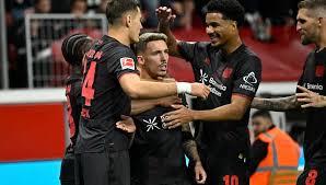   باير ليفركوزن يفوز 3 - 1 على فرانكفورت فى الدورى الألمانى 