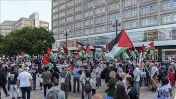   برلين تشهد مظاهرة لدعم غزة ورفض الحرب بمشاركة 15 ألف شخص