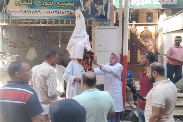 في حملة مكبرة .. بيطري المنيا يضبط لحوم مخالفة