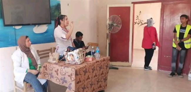 اتحاد بشبابها بمحافظة الأقصر ينظم يومًا طبيًا متكاملًا بمركز شباب القباحي الغربي