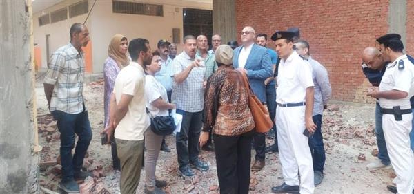 محافظ القليوبية يقود حملة لإزالة مخالفات بناء بالخانكة ضمن الموجة 27