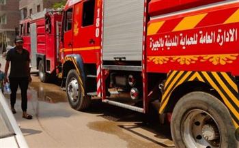   إندلاع حريق في شقة بالهرم