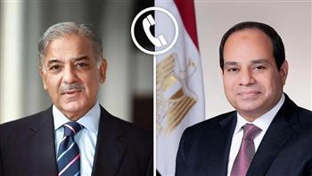   السيسي ورئيس وزراء باكستان يؤكدان تعزيز التعاون المشترك