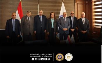   لجنة ترشيح  رؤساء الجامعات تجري مقابلات المتقدمين لرئاسة جامعة مدينة السادات 