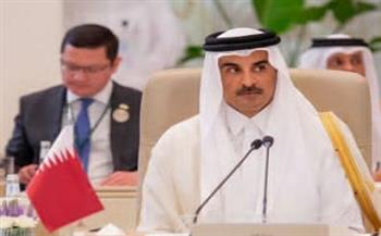   أمير قطر: القمة العربية الإسلامية رسالة ضد إرهاب إسرائيل