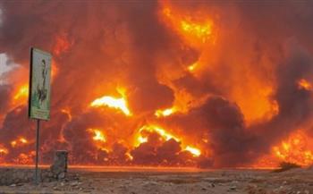   إعلام حوثي: 12 غارة إسرائيلية استهدفت ميناء الحديدة