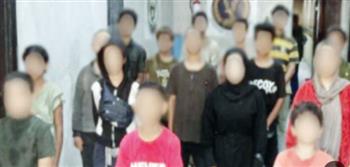   ضبط 25 شخصا لقيامهم باستغلال 31 حدثاً في أعمال التسول