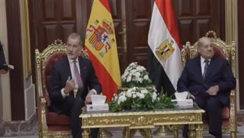  "إكسترا نيوز": زيارة ملك إسبانيا لمقر البرلمان تحمل دلالات استراتيجية وتاريخية