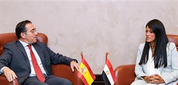 وزيرة التخطيط والتنمية الاقتصادية تعقد جلسة مباحثات مع وزيرخارجية إسبانيا