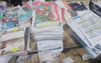   ضبط مالكى مكتبتين "بدون ترخيص" بالشرقية وبحوزتهما كتب دراسية خارجية المقلدة