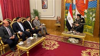   البابا تواضروس يستقبل رئيس نادي قضاة مصر