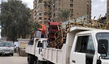   رفع 32 طن قمامة بالطود وحملة مكبرة لرفع الإشغالات بالأقصر