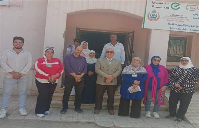   الكشف على 810 مواطنين في قافلة طبية مجانية بالقليوبية