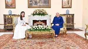 قرينة الرئيس السيسى تشكر ملكة إسبانيا على وسام التكريم