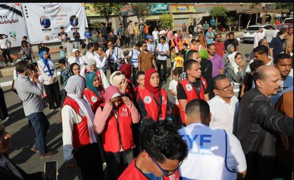 "صبحي" و"صابر" يدشنان بداية مبادرة "الكيانات في الشارع" بالمطرية