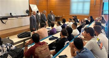   رئيس جامعة بنها الأهلية يتفقد انتظام الدراسة بالكليات