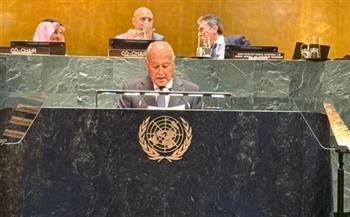   أبو الغيط: إنقاذ الدولة الفلسطينية إنقاذ للإنسانية