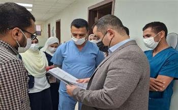   وكيل وزارة الصحة بقنا يتفقد مستشفي فرشوط المركزي