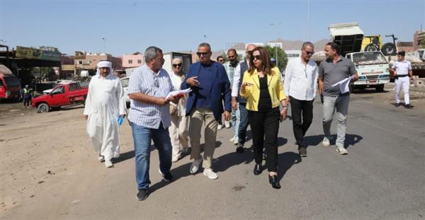 وزيرة التنمية المحلية تتفقد مشروعات جنوب سيناء وتتابع إزالة التعديات