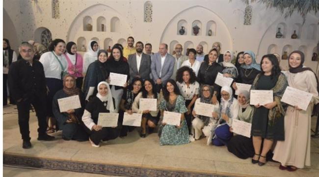 صندوق التنمية الثقافية يختتم تخريج دفعتين من "بيت جميل" للفنون التراثية