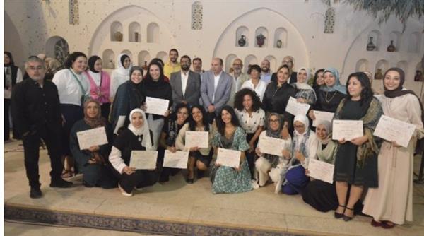 صندوق التنمية الثقافية يختتم تخريج دفعتين من "بيت جميل" للفنون التراثية
