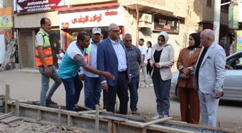   محافظ القليوبية يتفقد تطوير شارع "مصرف الحصة" بطوخ