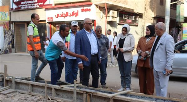 محافظ القليوبية يتفقد تطوير شارع "مصرف الحصة" بطوخ