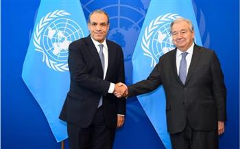   وزير الخارجية يلتقي بالسكرتير العام للأمم المتحدة