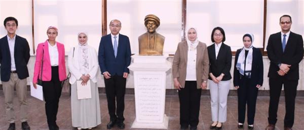 نائب رئيس جامعة طوكيو يلقي محاضرة عن الذكاء الاصطناعي في ألسن عين شمس