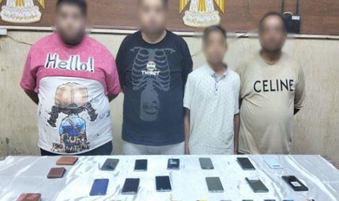 ضبط عصابة سرقة الهواتف بعين شمس