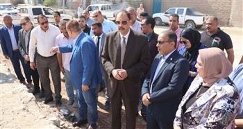   محافظ سوهاج يتفقد مخرات السيول بحي الكوثر وأخميم وساقلتة 