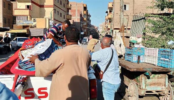 محافظ أسيوط: حملات مكثفة لرفع الإشغالات والتعديات على حرم الطريق بالبداري