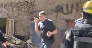   انهيار جزئى لمنزل من طابقين فى الساحل دون إصابات