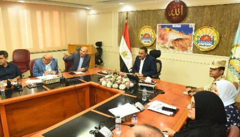 مطروح تناقش الخطط التنفيذية للتكيف مع المتغيرات المناخية بالمناطق الساحلية