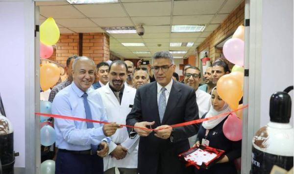 محافظ الجيزة يفتتح توسعات قسم الرعاية المركزة بمستشفى إمبابة العام
