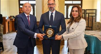  وزيرة التنمية المحلية تشارك في مأدبة غداء علي شرف رئيس شبكة الآغا خان للتنمية