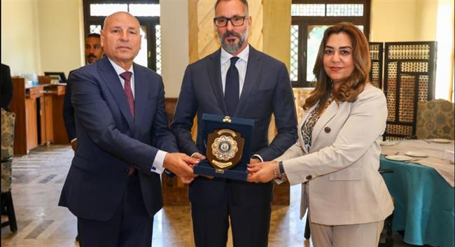 وزيرة التنمية المحلية تشارك في مأدبة غداء علي شرف رئيس شبكة الآغا خان للتنمية