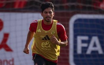 محمد شكري يعلن تعافيه من الإصابة وعودته لتدريبات الأهلي