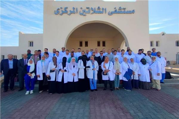 قافلة طبية بالتعاون بين قومي البحوث وقومي المرأة لأبناء حلايب وشلاتين
