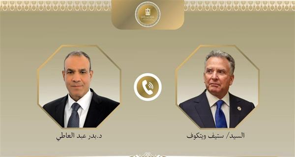 وزير الخارجية لـ"ويتكوف": على إسرائيل أن تتجاوب مع الصفقة المقترحة لخفض التصعيد وحقن الدم الفلسطيني