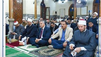 محافظ الإسكندرية يشهد احتفالية المولد النبوي الشريف بمسجد البوصيري